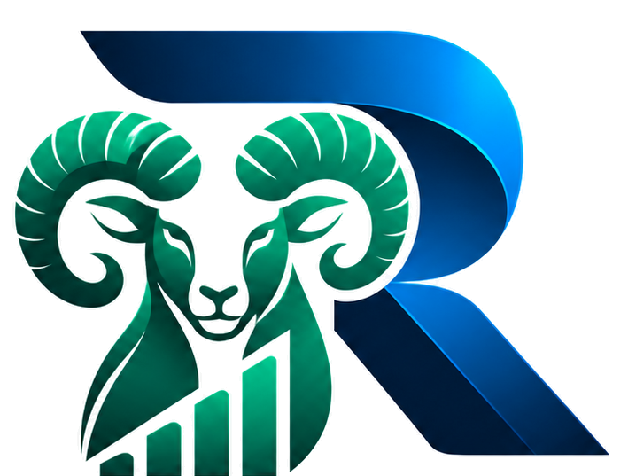 RASELL ram and R logo